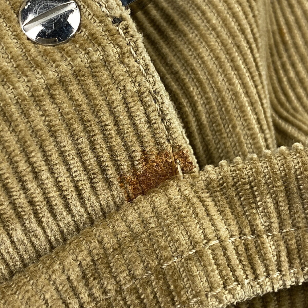 FENDI Mamma Baguette Zucca Shoulder Bag Brown Corduroy - Picture 4 of 7